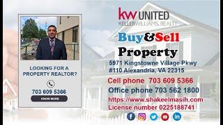 KW United Keller Williams Realty -  Shakeel Masih - Realtor   703 609 5366