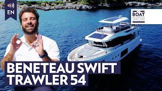 [ENG] BENETEAU SWIFT TRAWLER 54 - Motor Yacht Review - The Boat Show