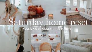 NEW  SATURDAY HOME RESET || CLEAN WITH ME || house cleaning