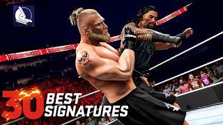 30 BEST Signature Moves in WWE 2K22 !!