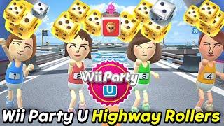 Wii Party U Highway Rollers Gameplay Susie Vs Claudia Vs Mizuho Vs Marie | Expert com AlexGamingTV