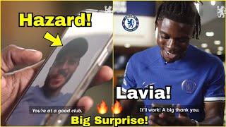 Wow!Chelsea Legend, Eden Hazard Shocks Romeo Lavia with a Video Call! Welcome to Chelsea Lavia