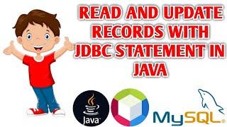 Java JDBC Statement Interface | Read and Modify Database Table with statement interface