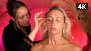 ASMR Scalp Reading & Hair Pulling Massage  with Skin Tracing & Energy Correction