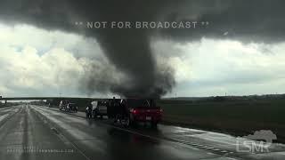 04-26-2024 Lincoln, NE - Significant Tornado in Lincoln, NE--Extremely Close Range Intercept