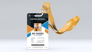 How to Design A Student Id Card in Photoshop Tutorial