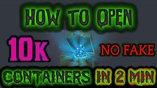 How to Open Containers Very Fast in Tanki Online | By Claudiu Suwal | #Opening10k Containers in 2min