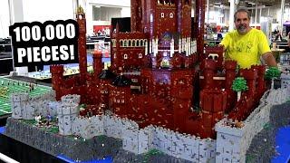 Huge LEGO Game of Thrones Red Keep with 100,000 Pieces