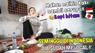 SEMINGGU DI LOMBOK STRI JEPANG SEMAKIN MELOCAL STYLE KALAU MAKAN ! SRUPUT KOPI HITAM