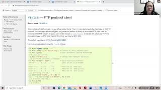 CIS30C Unit 7 Lecture: FTP, SSH, SFTP Implementation in Python