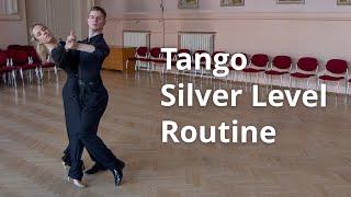 Tango Silver Level Choreography | Natural Twist Turn to Closed Position, Back Corte