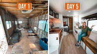 We Renovated ANOTHER Vintage RV… IN ONLY 5 DAYS!?
