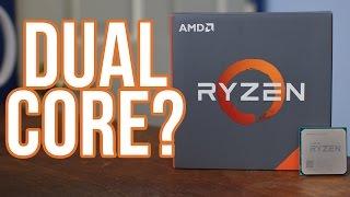 Simulated Dual Core Ryzen CPU Performance- G4560 Killer?