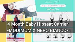 Buying Things for My Newborn - Part 6. | MOOIMOM X Nero Bianco Lightweight Hipseat Carrier.