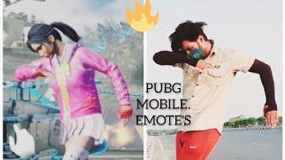 PUBG MOBILE DANCE EMOTES IN REAL LIFE || NEW MITHIC EMOTES IN REAL LIFE 