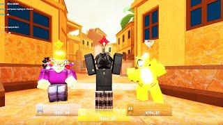 Getting Destroyed by Dracoo and TwoPerfect in Roblox Aimblox  (Raw)