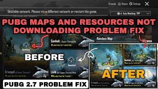 How to Fix Maps Download Problem in Pubg 2.8 | Pubg map download Problem | Unstable Error PUBG