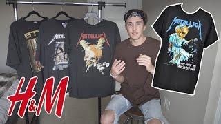 H&M METALLICA TEE?! | Review and Comparison
