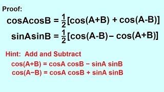 PreCalculus - Trigonometry: Trig Identities (36 of 57) Product to Sum Formula 2