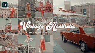 Vintage Aesthetic  Free Lightroom Mobile Presets | Lightroom Editing Tutorial | Retro Preset