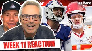 Reaction to Chiefs-Bills, Ravens-Steelers, Packers-Bears, Mike Tyson & Jake Paul | Colin Cowherd NFL