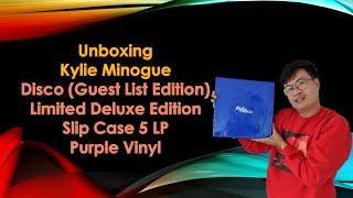 Kylie Disco Guest List Edition Box Set Deluxe Limited Edition, Slipcase 5 LP Purple Vinyl