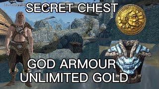 How To Find The Secret Chest Under The Skyforge In Skyrim (Unlimited Gold and Armour)