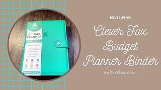 Clever Fox Budget Planner Binder Review + 10% Off | Clever Fox Collaboration