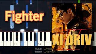 Ha Hyun Woo(하현우(Guckkasten)) _ Fighter | Taxi Driver 2 OST part 1 | Easy Piano Tutorial