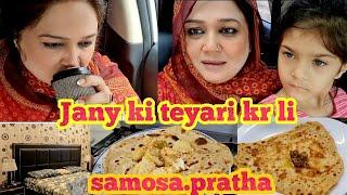 Multan se jany ki teyari ho rhi hy \\ Samosa pratha banaya \\ kachy Qeemy ki Tikki teyar ki \\Achan