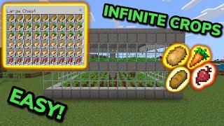 BEST 1.21 AUTOMATIC CROP FARM TUTORIAL in Minecraft Bedrock (MCPE/Xbox/PS/Switch/PC)