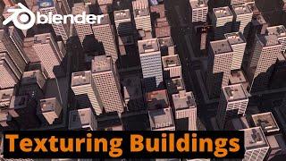 Blender GIS | Texturing Buildings Tutorial