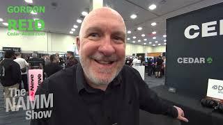 Gordon Reid Cedar Audio LTD - #NAMMShow 2022 Interview - musicUcansee.com