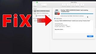 Erasing Process Has Failed On Mac Fix