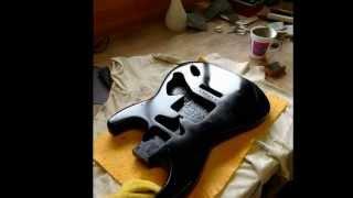 David Gilmour Black Strat Replica Guitar Project