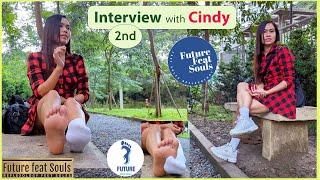 Cindy 2nd Interview | Reflexology & Foot massage | Public feet interview