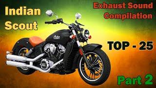 Indian Scout best exhaust sounds - Top 25 - Part 2