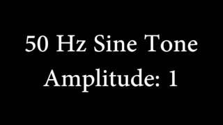 50 Hz Sine Tone Amplitude 1