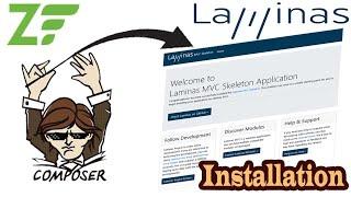 Laminas-Mvc Installation Part-02 | Zend Laminas Skeleton | By Composer | Laminas Framework