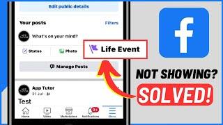 How To Fix Facebook Life Event Not Showing (2023)