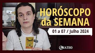 HORÓSCOPO DA SEMANA para TODOS SIGNOS. 01 a 07 Julho 2024