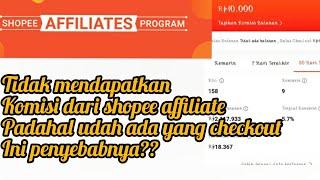 VIRAL! WHY IS THE AFFILIATE SHOPEE COMMISSION NOT ENTERING // EVEN THOUGH SOMEONE HAS CHECKED OUT