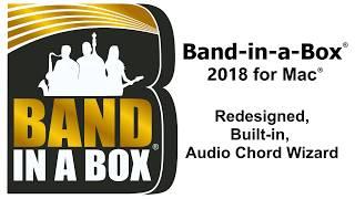 Audio Chord Wizard in Band-in-a-Box® 2018 for Mac®