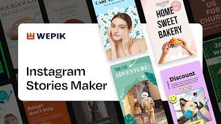 How to make Instagram stories for free with Wepik!