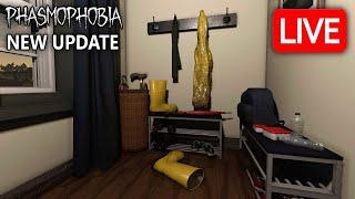 Phasmophobia NEW UPDATE is FULLY OUT - Exploring Secrets LIVE 