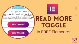 Elementor toggle - Hide Or Show Section or text On Button Click  (FREE)