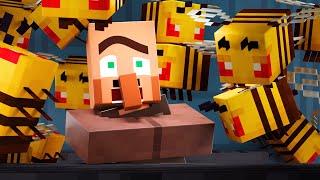 VILLAGER NEWS: BEES (MINECRAFT ANIMATION) #shorts