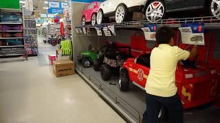 TOYS"R"US SHOPPING FOR POWER WHEELS | Porsche Jaguar Mustang Jeep Firetruck Wrangler Silverado