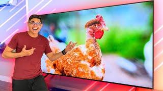 Minha nova TV LG NanoCell 4K - modelo 75NANO80 uma TV GRANDE de VERDADE e com função GAMING