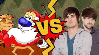 M.U.G.E.N. Battles | Ren Höek/Stimpy vs Anthony Padilla/Ian Hecox | The Ren & Stimpy Show vs Smosh